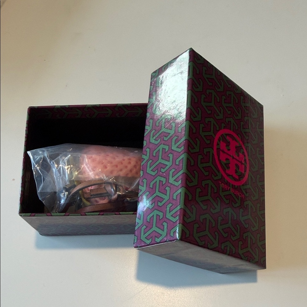 Tory Burch Strawberry-Shaped Pink Bag Charm - Picture 3 of 4